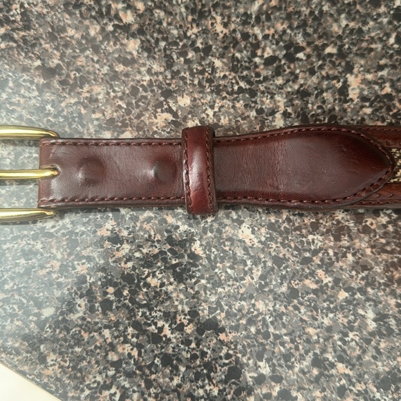 Brighton brown leather belt - Picture 10 of 10